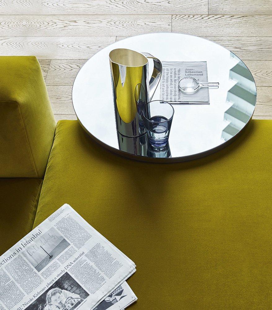 Corner sectional fabric sofa | Michel Club by B&B Italia