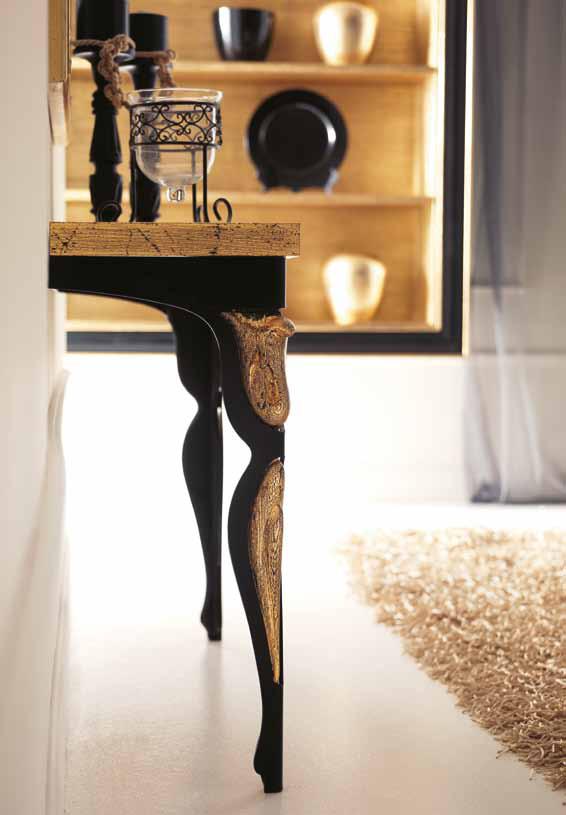 Rectangular oak console table | Erika by Corte Zari