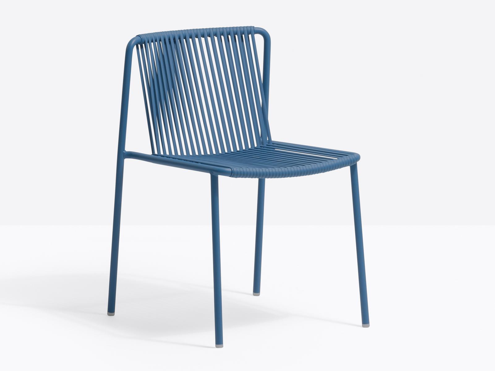 Powder coated steel garden chair | Tribeca 3660 by Pedrali