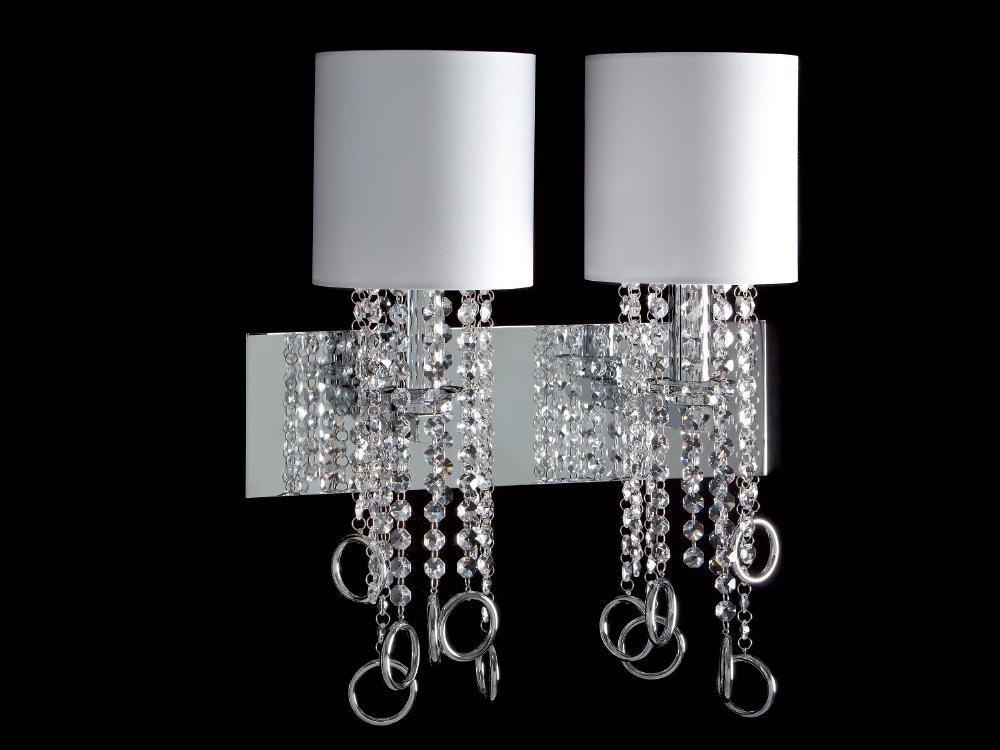 Wall lamp with crystals | Lisa by Aiardini lighting