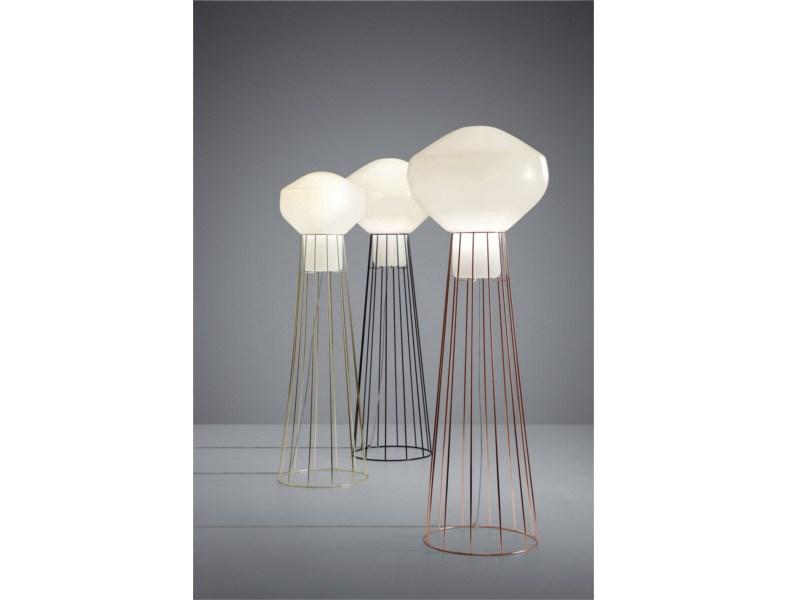 Blown glass floor lamp | Aérostat by Fabbian