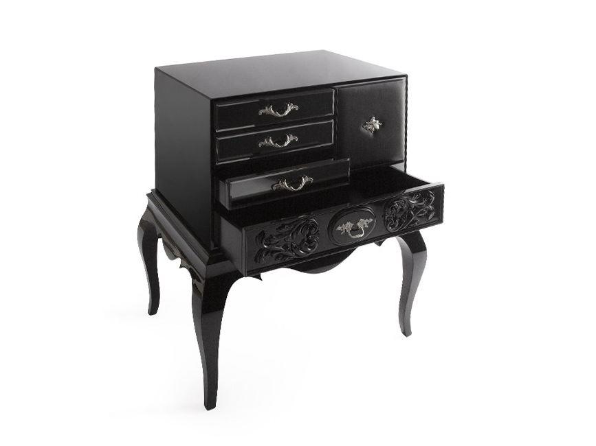 Mahogany bedside table with drawers | Brooklyn by Boca Do Lobo