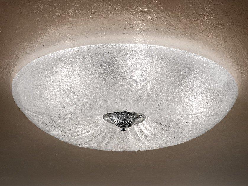 Direct light marble grit ceiling light | Glass Ve 1114 Pl3 by Masiero