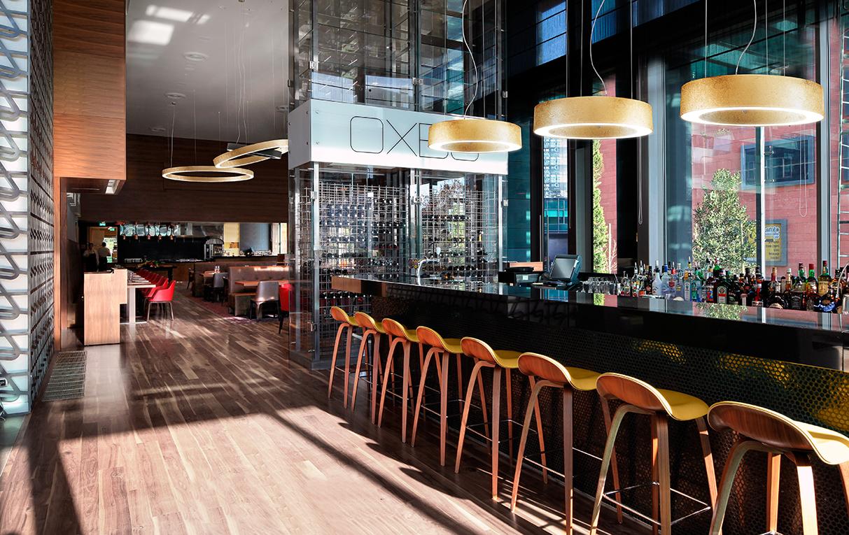 Direct-indirect light aluminium pendant lamp | Golden Ring by Panzeri