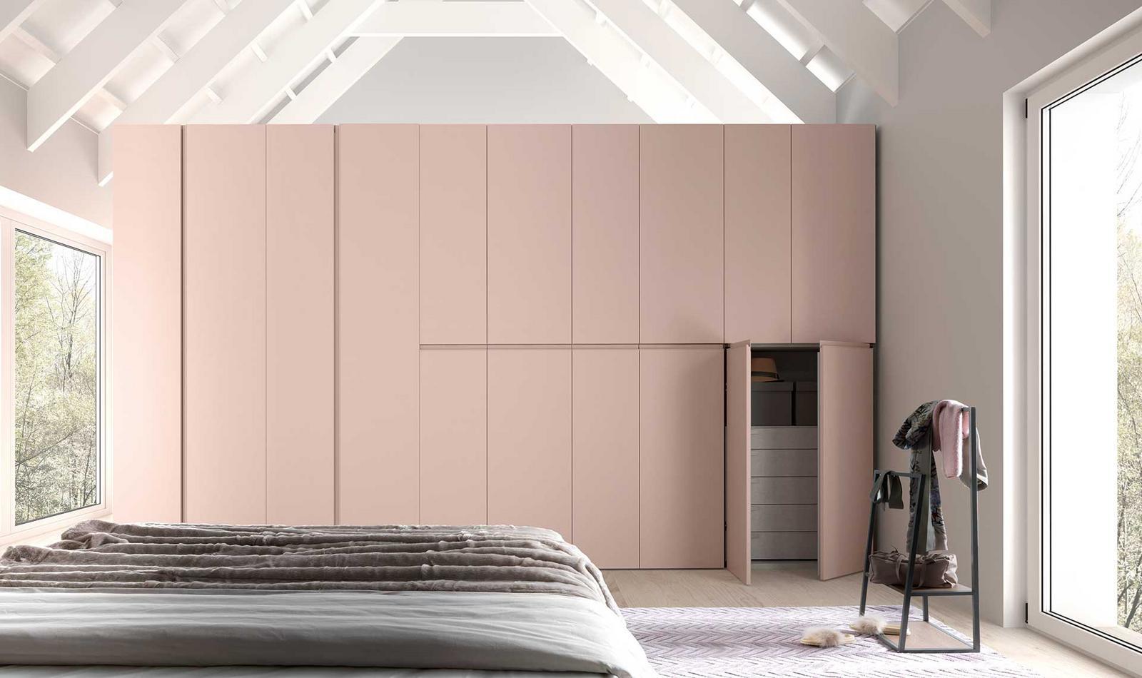 Modular lacquered wardrobe with coplanar doors | Orizon by ALF Dafre