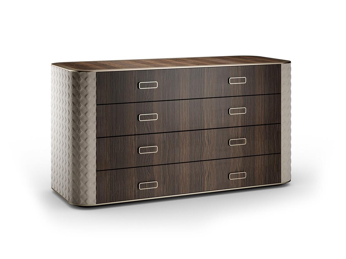 Wooden chest of drawers | San Marco by Reflex