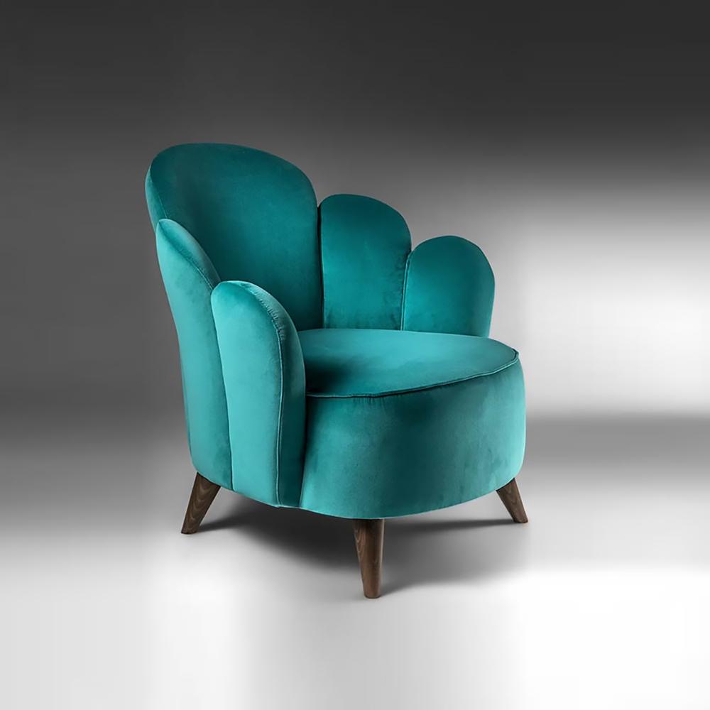 Velvet armchair | Flora by Annibale Colombo