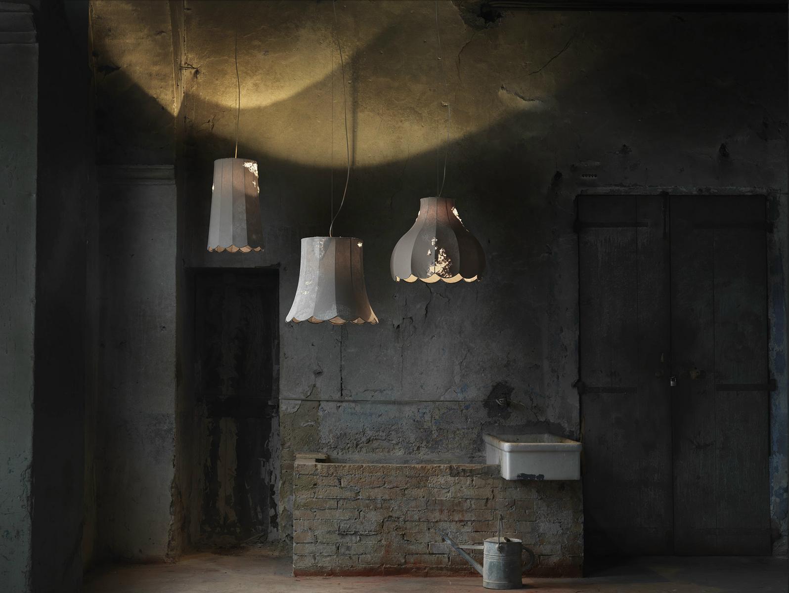 Denim fabric pendant lamp | Life by Karman