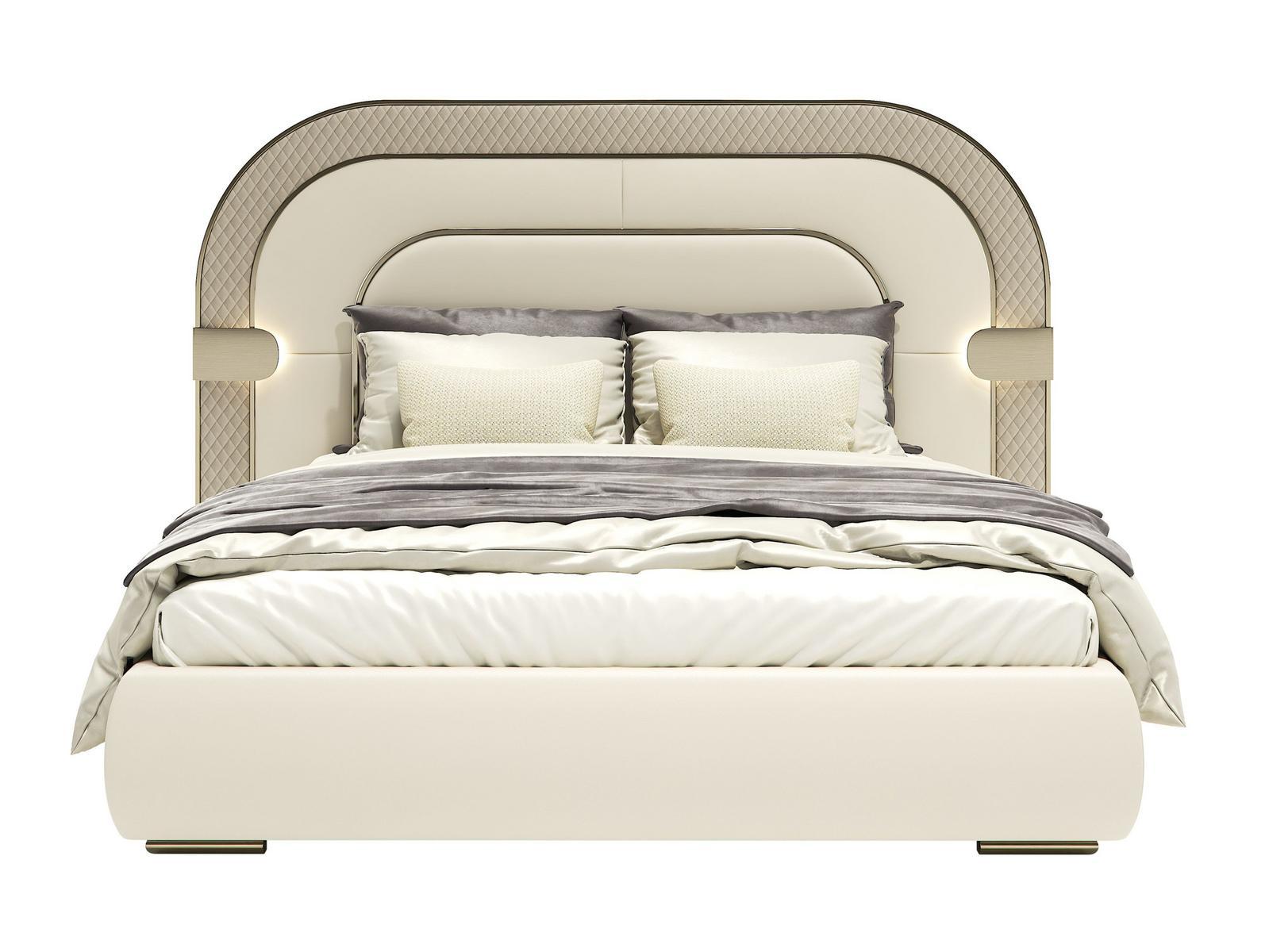 Upholstered double bed with integrated lighting | Eden by Capital Collection