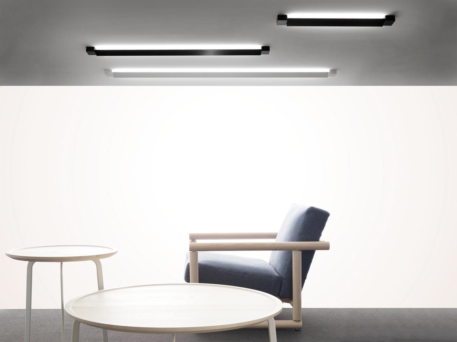 Indirect light aluminium ceiling lamp | Pivot by Fabbian