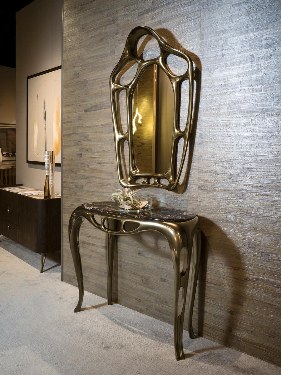 Framed wall-mounted mirror | Omero by Ezio Bellotti