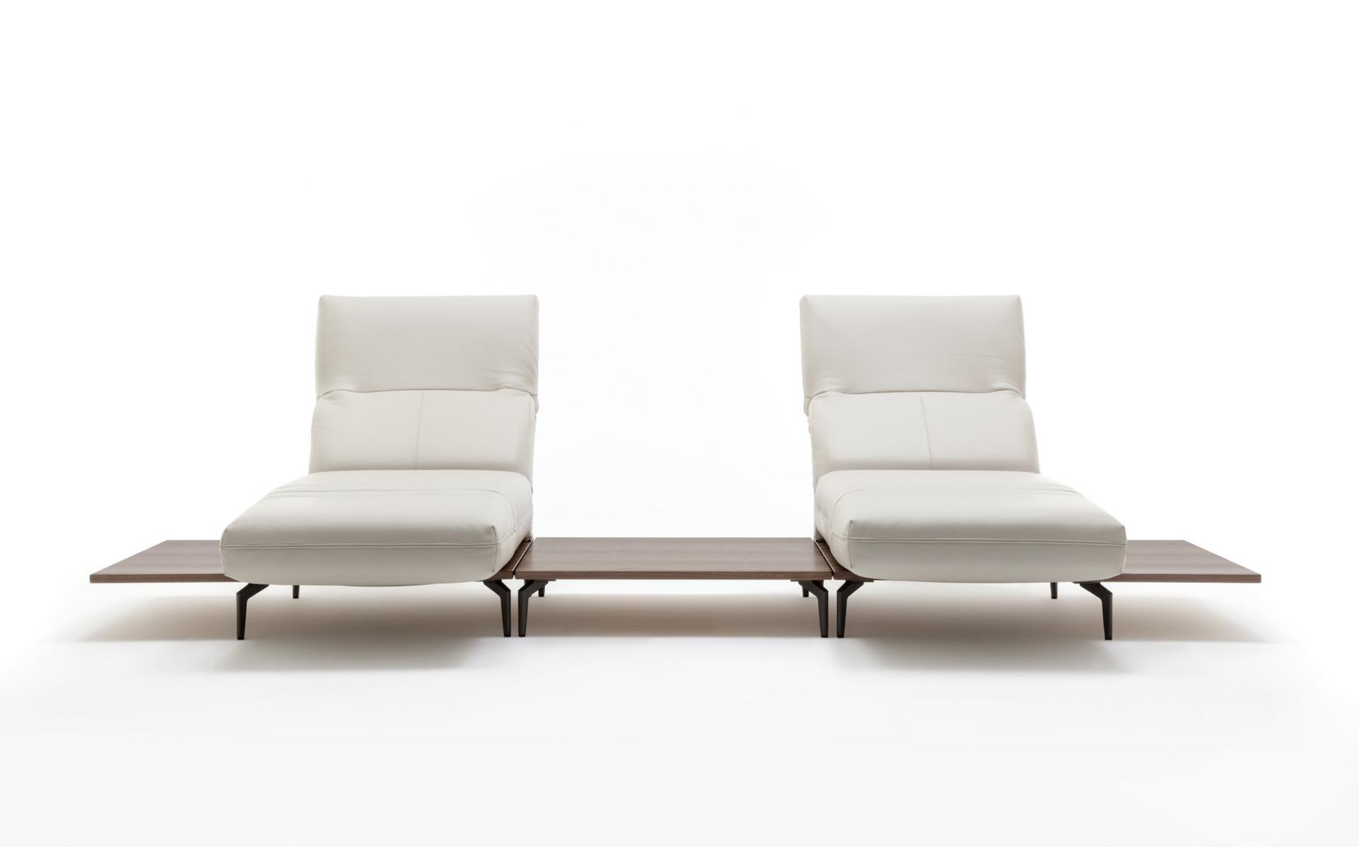 Modular leather sofa | 388 Aura by Rolf Benz
