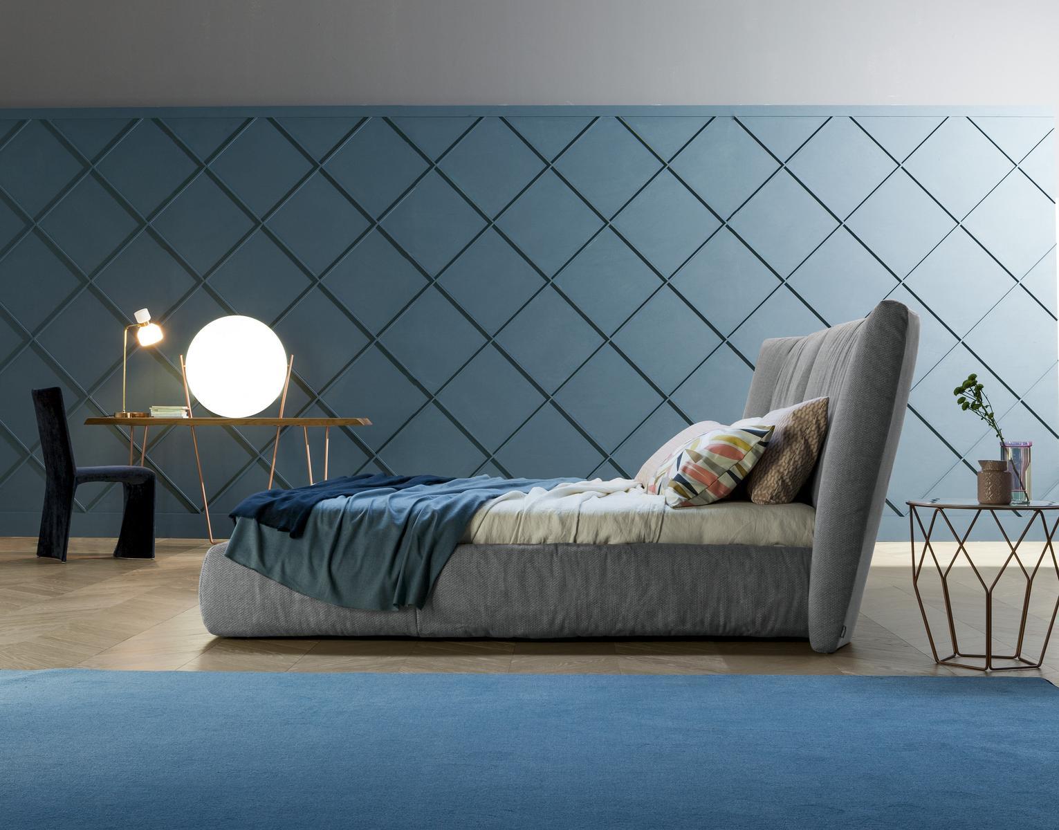 Upholstered fabric bed | Youniverse by Bonaldo