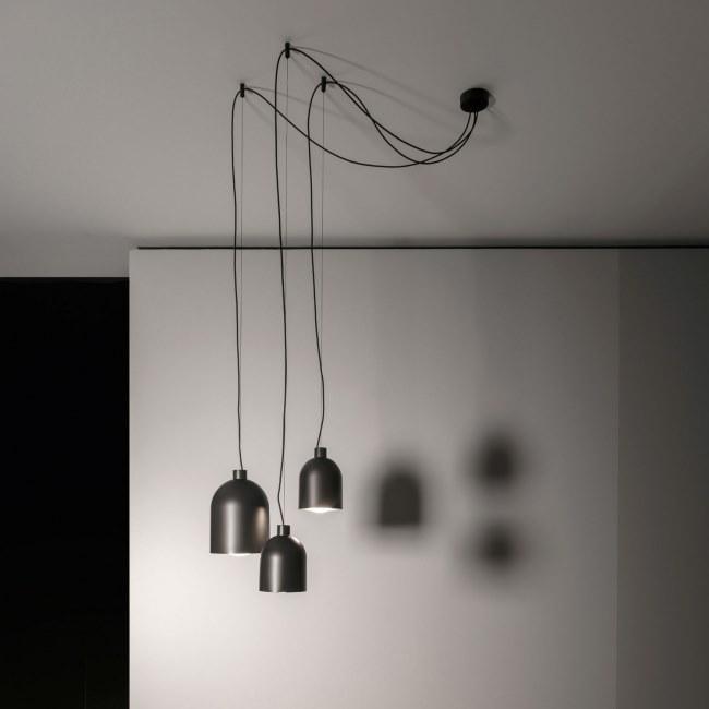 Aluminium pendant lamp | Mantello E27 by Delta light