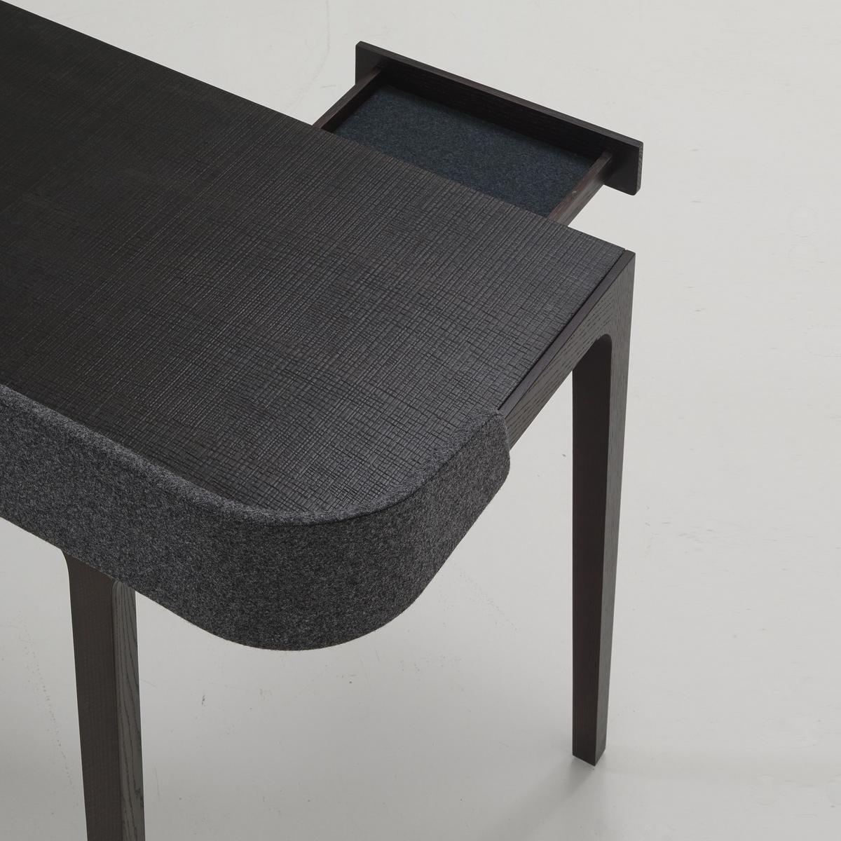 Rectangular wooden writing desk with drawers | Inside World by Ligne Roset