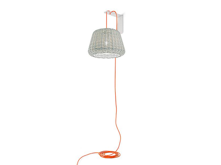 Direct light rattan wall lamp | Ralph by Panzeri