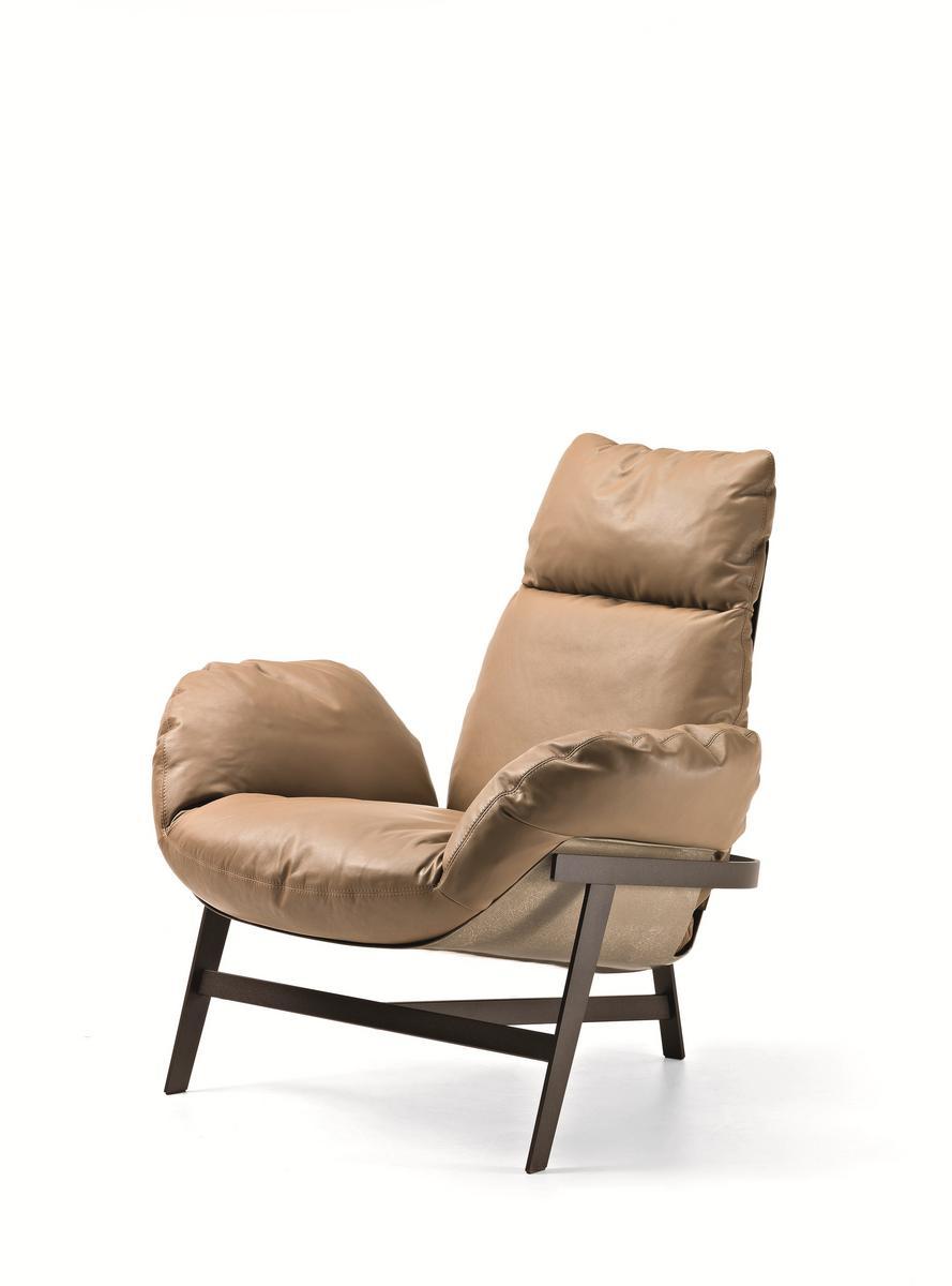 Leather armchair | Jupiter by Arketipo