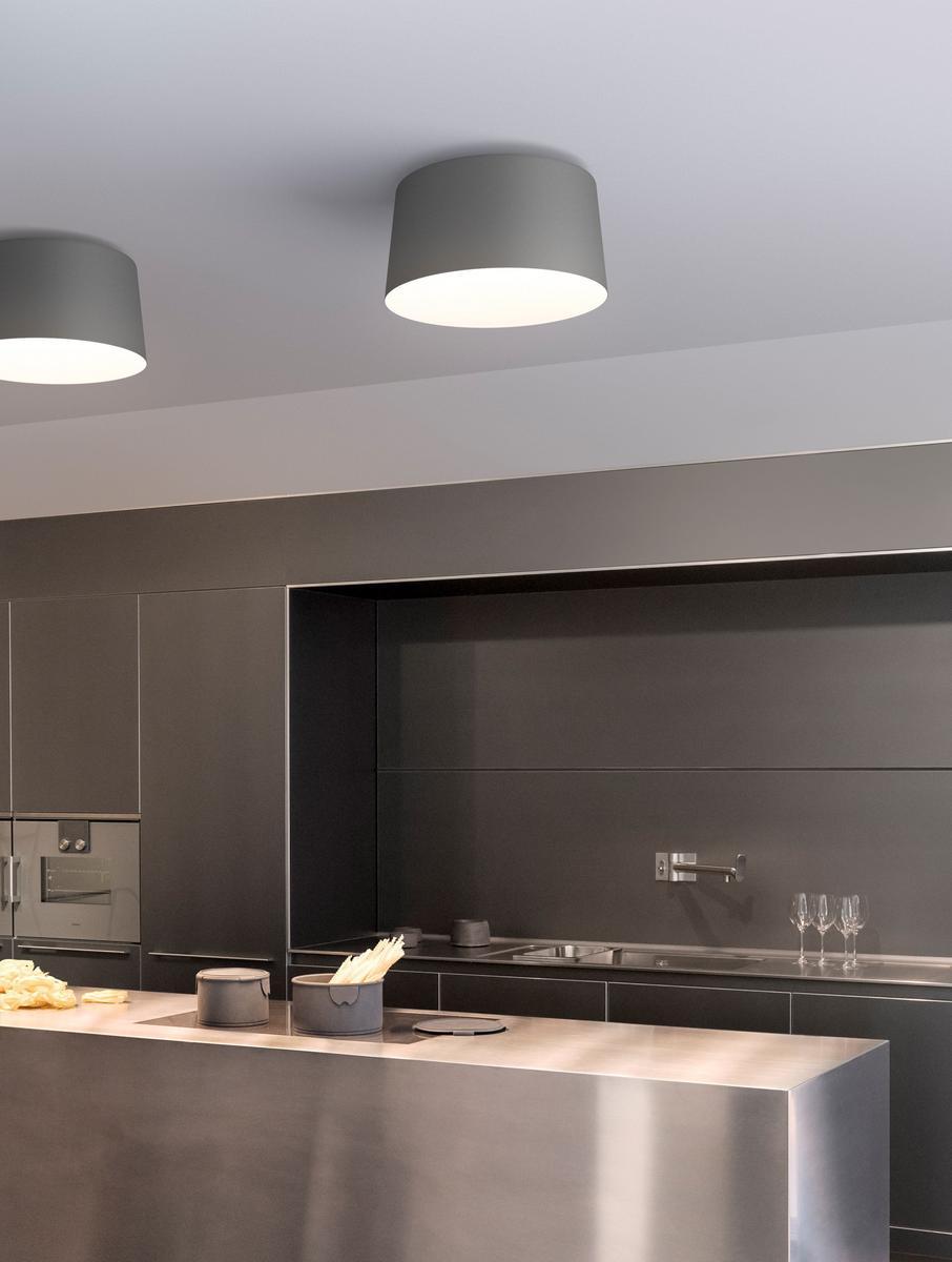 LED aluminium ceiling lamp | Tube by Vibia