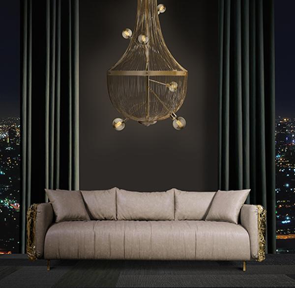 Brass pendant lamp | L'chandelier by Boca Do Lobo