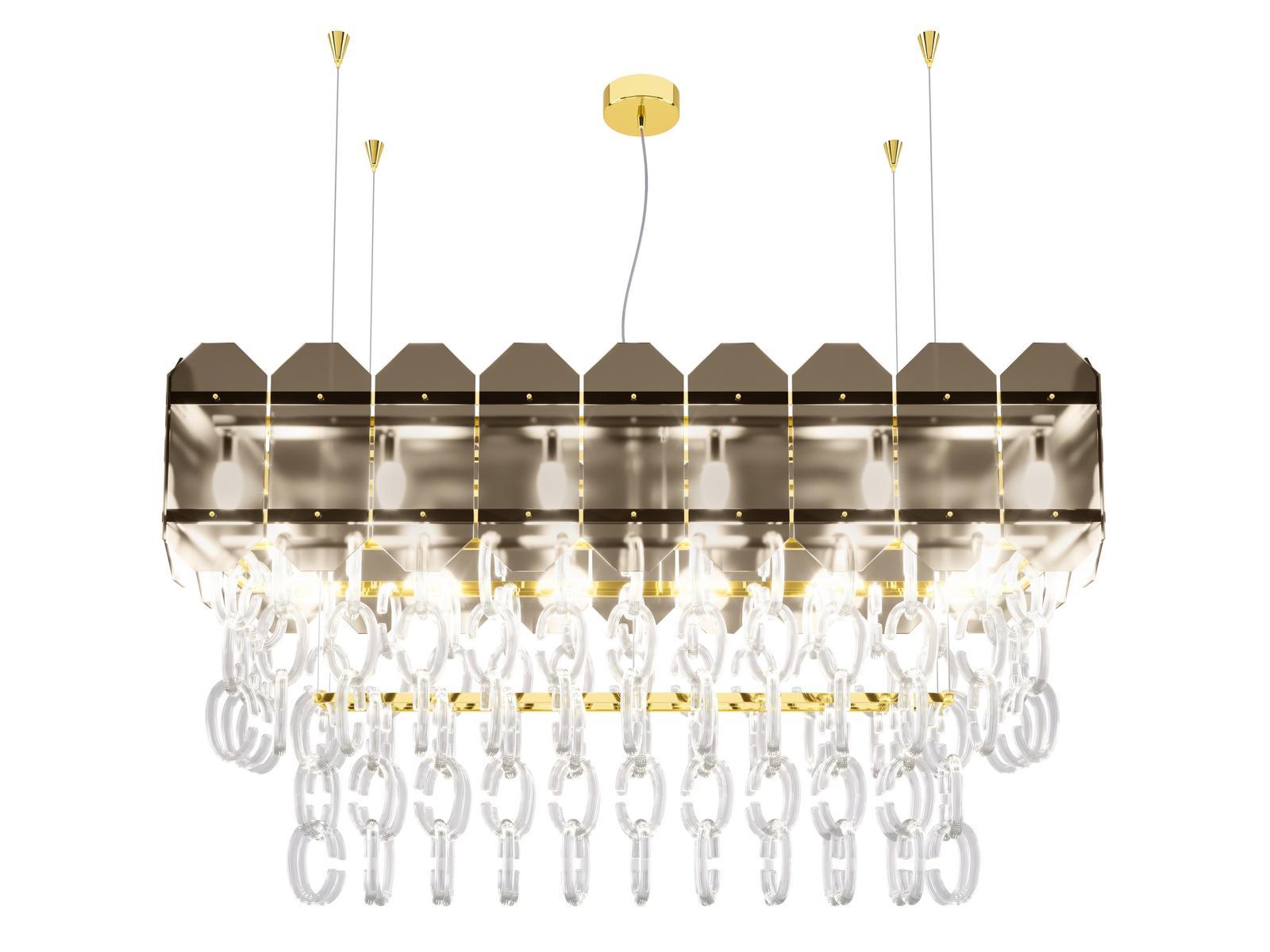 Murano glass chandelier | Twin by Bruno Zampa