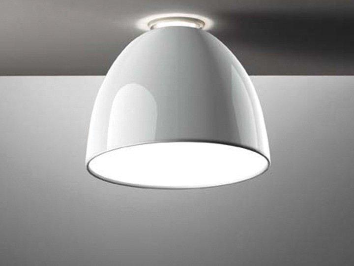 Direct-indirect light ceiling lamp | Nur Gloss by Artemide