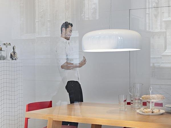 Direct light aluminium pendant lamp | Smithfield S by Flos