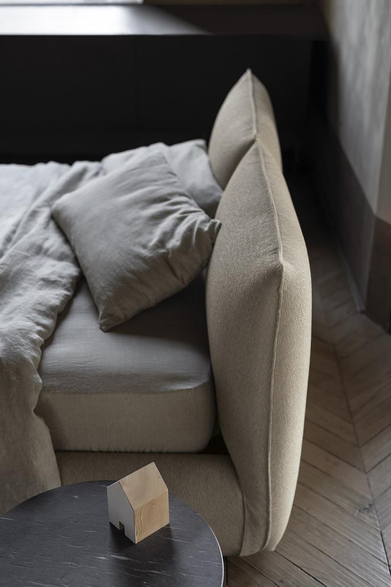 Upholstered storage bed | Venus by Bolzan letti