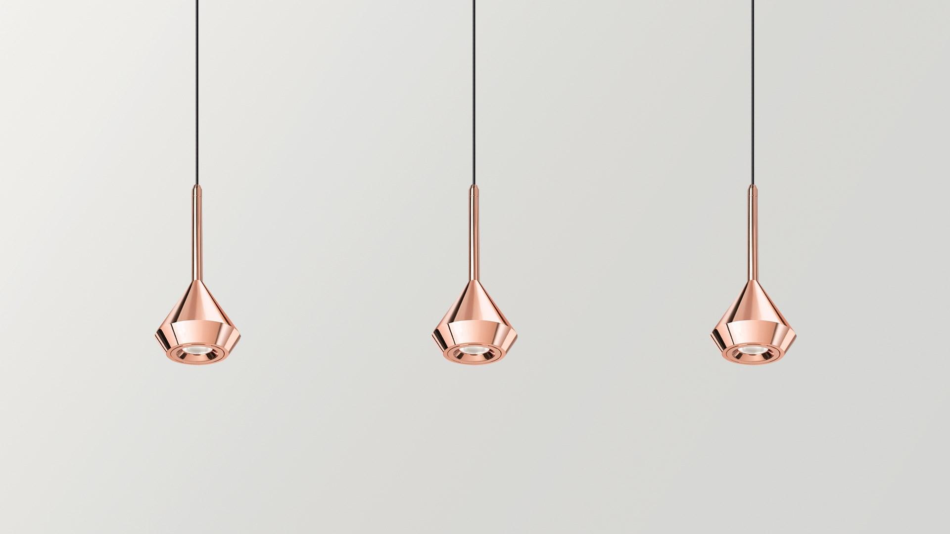 LED aluminium pendant lamp | Spin 3 Surface by Arkoslight
