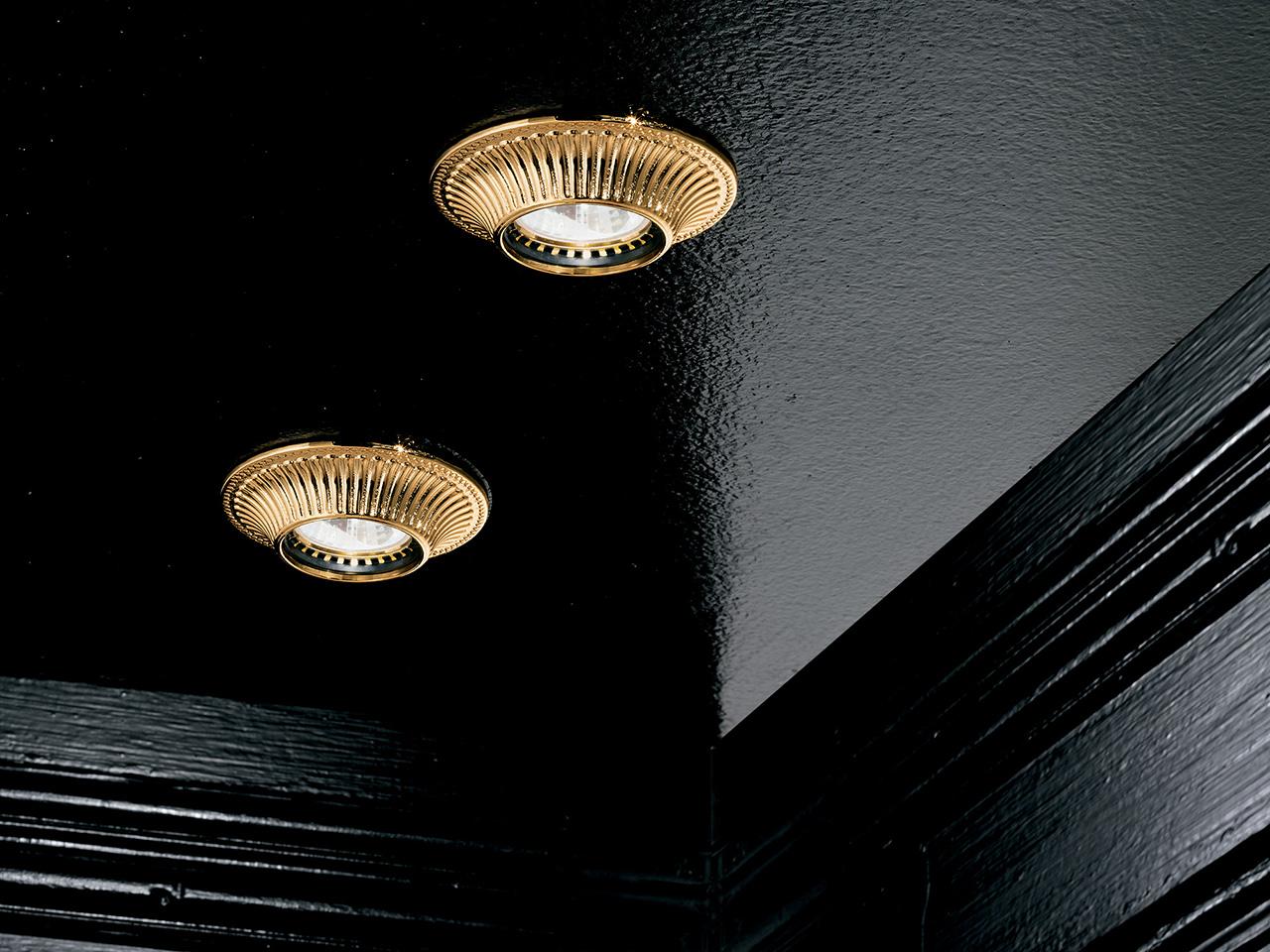 Semi-inset ceiling brass spotlight | Brass & Spots Ve 856/ve 856 G by Masiero