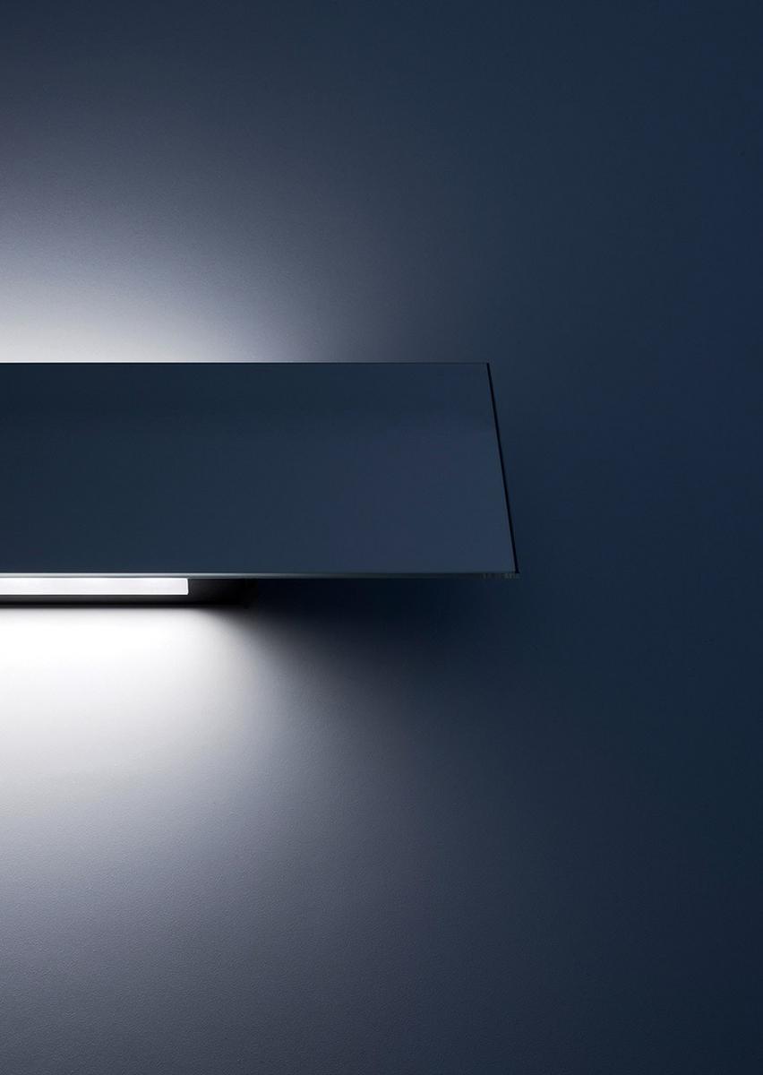 LED mirror and metal wall lamp | Shade by Davide Groppi