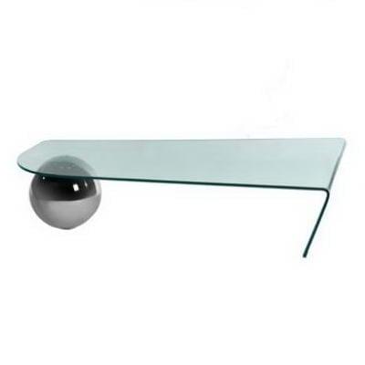 Rectangular glass coffee table | Globe by Cattelan Italia