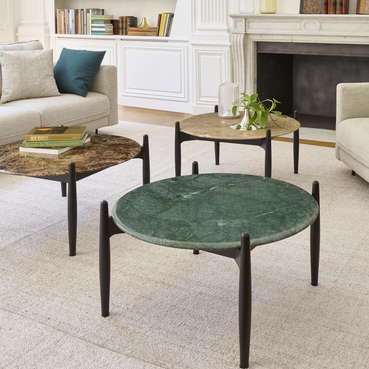 Round marble coffee table | Caffé by Ligne Roset