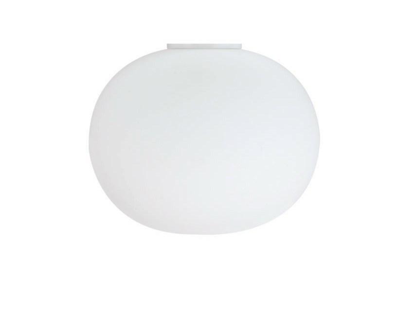 Opal glass ceiling lamp | Glo-ball C by Flos