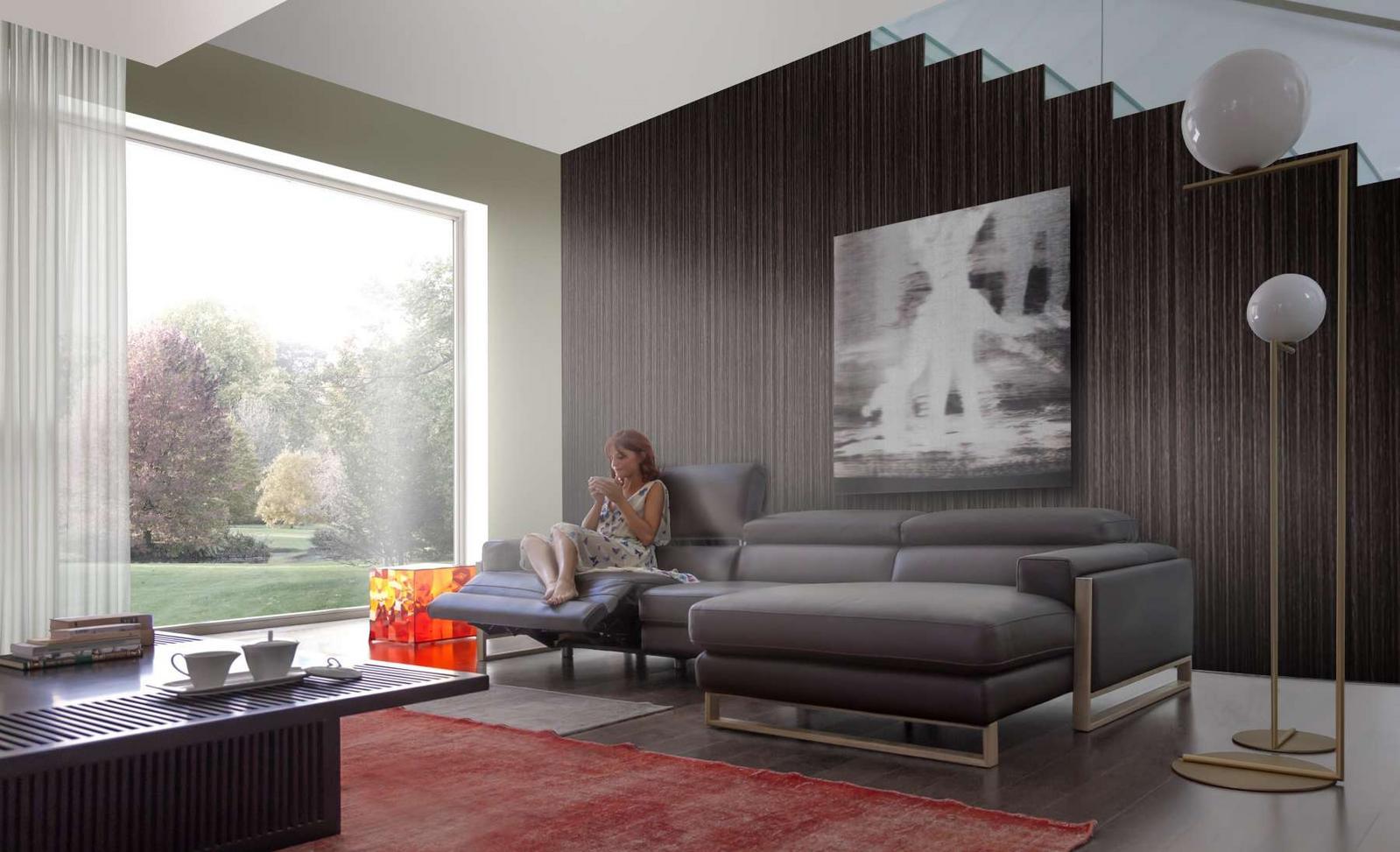 Leather sofa | Romeo Relax by Calia Italia