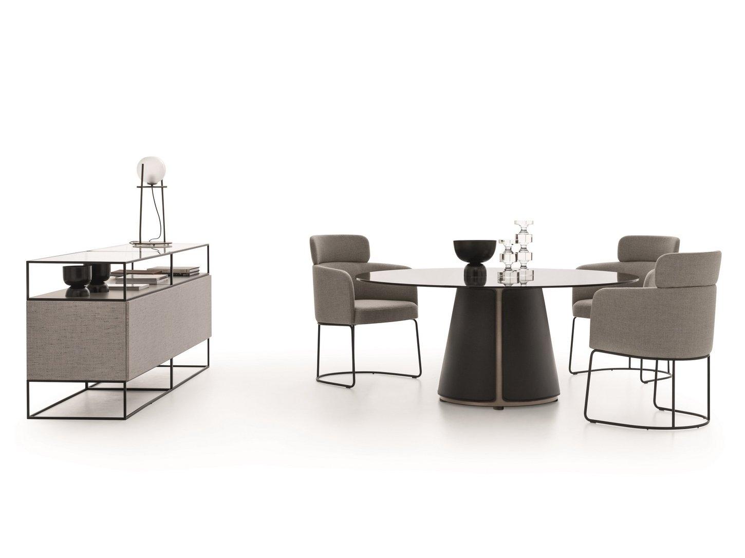 Round crystal table | Claire by Ditre Italia