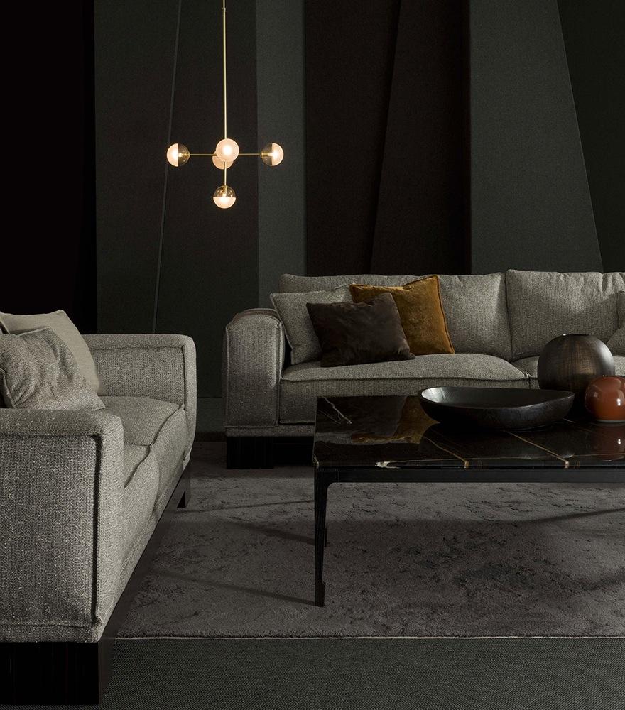 Rectangular stone coffee table | Yang by Galimberti Nino