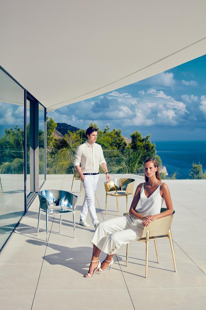 Garden chair with armrests | Africa Premium by Vondom