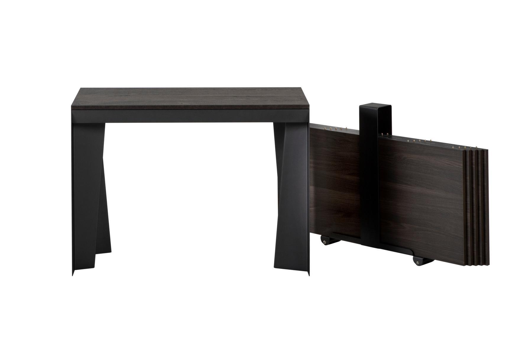 Extending rectangular oak console table | Leaf by Tonin Casa