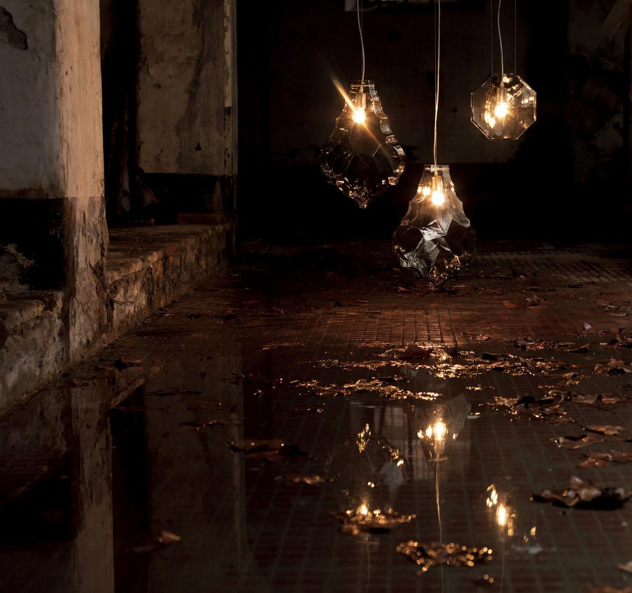 Glass pendant lamp | 24 Karati Se113 by Karman