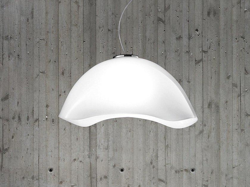 Murano glass pendant lamp | Ninfea Sp G by Vistosi