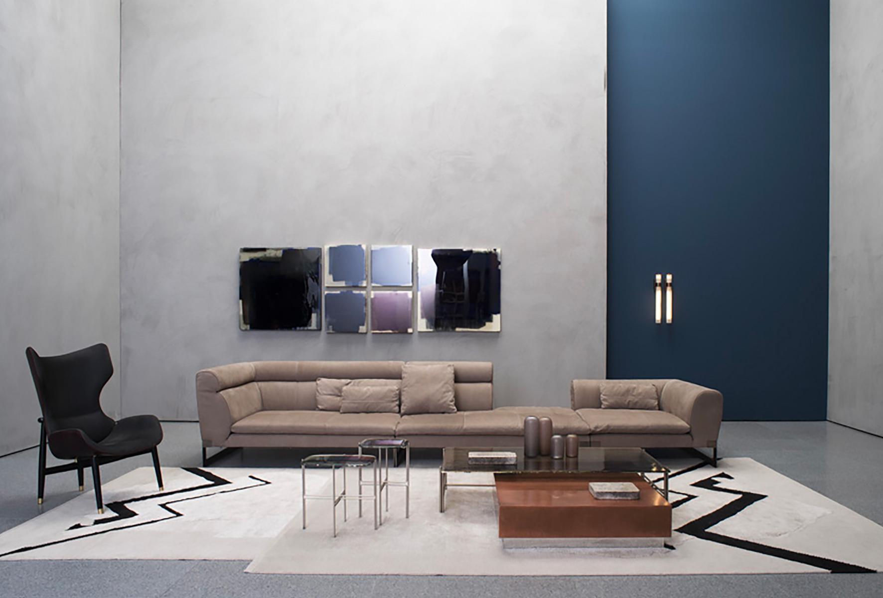 Low square coffee table | Loren by Baxter