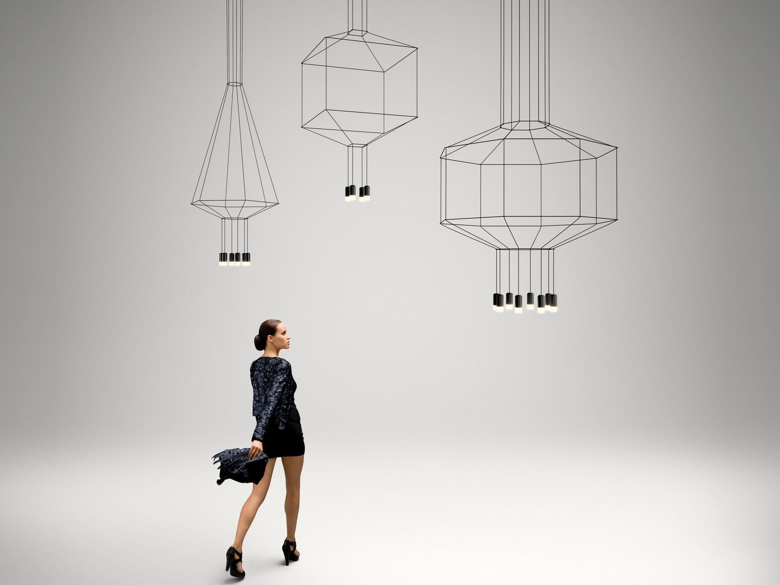 LED pendant lamp | Wireflow 8 by Vibia