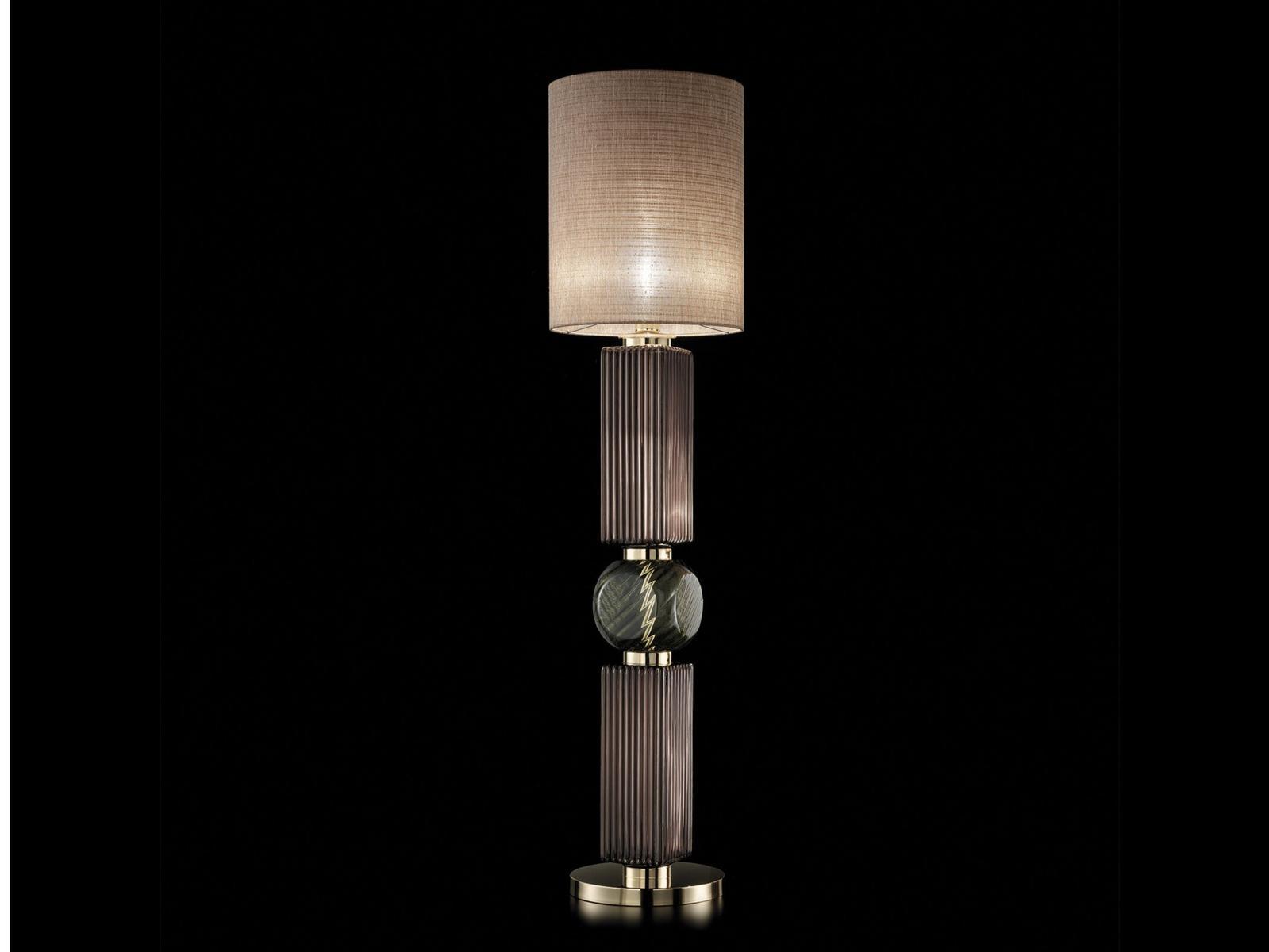 LED indirect light blown glass floor lamp | Matilda 8173/p2 by Italamp