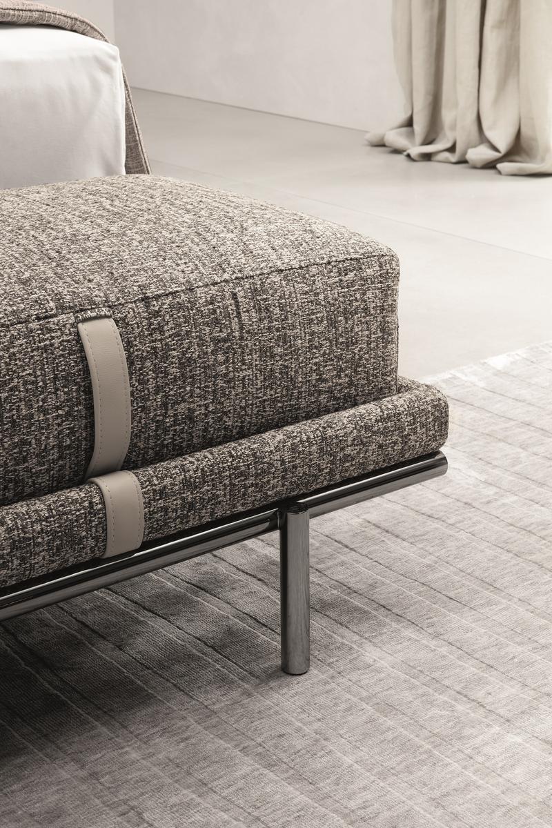 Upholstered fabric bench | New Bond by Flou