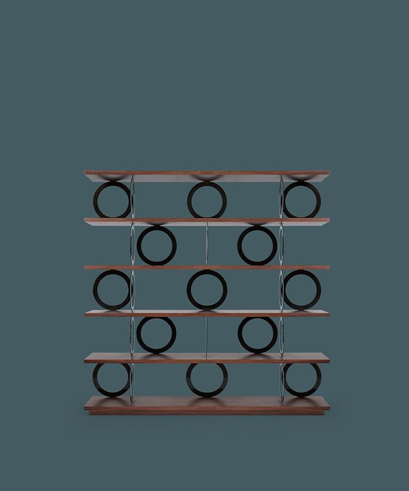 Open modular bookcase | Gordon by Borzalino