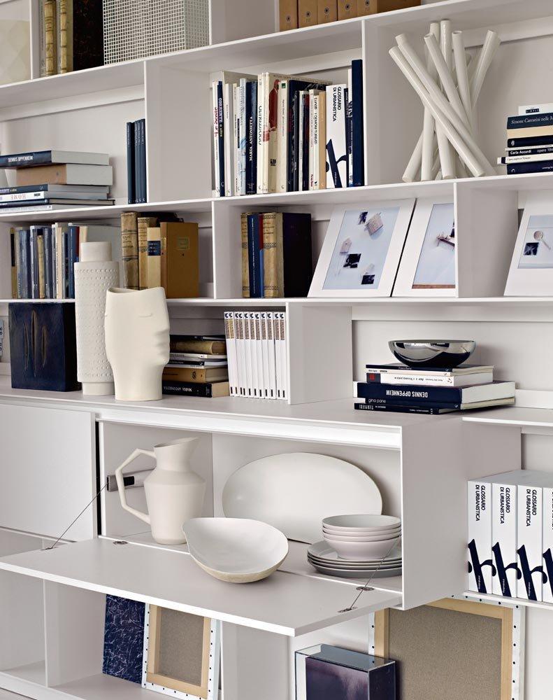 Open sectional bookcase | Flat.c by B&B Italia