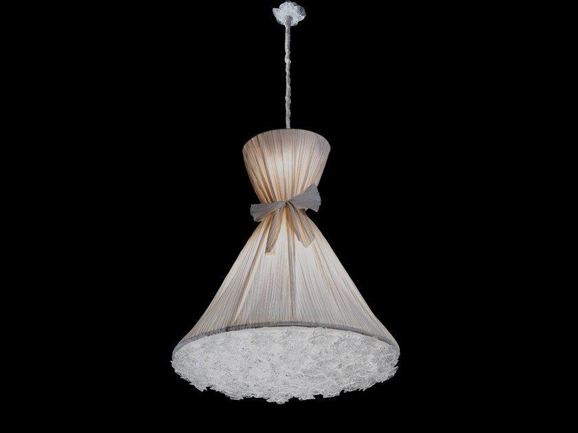 LED fabric pendant lamp | Bouquet by Reflex