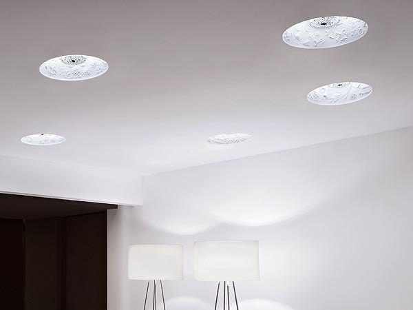 Direct light recessed plaster ceiling lamp | Skygarden Recessed by Flos