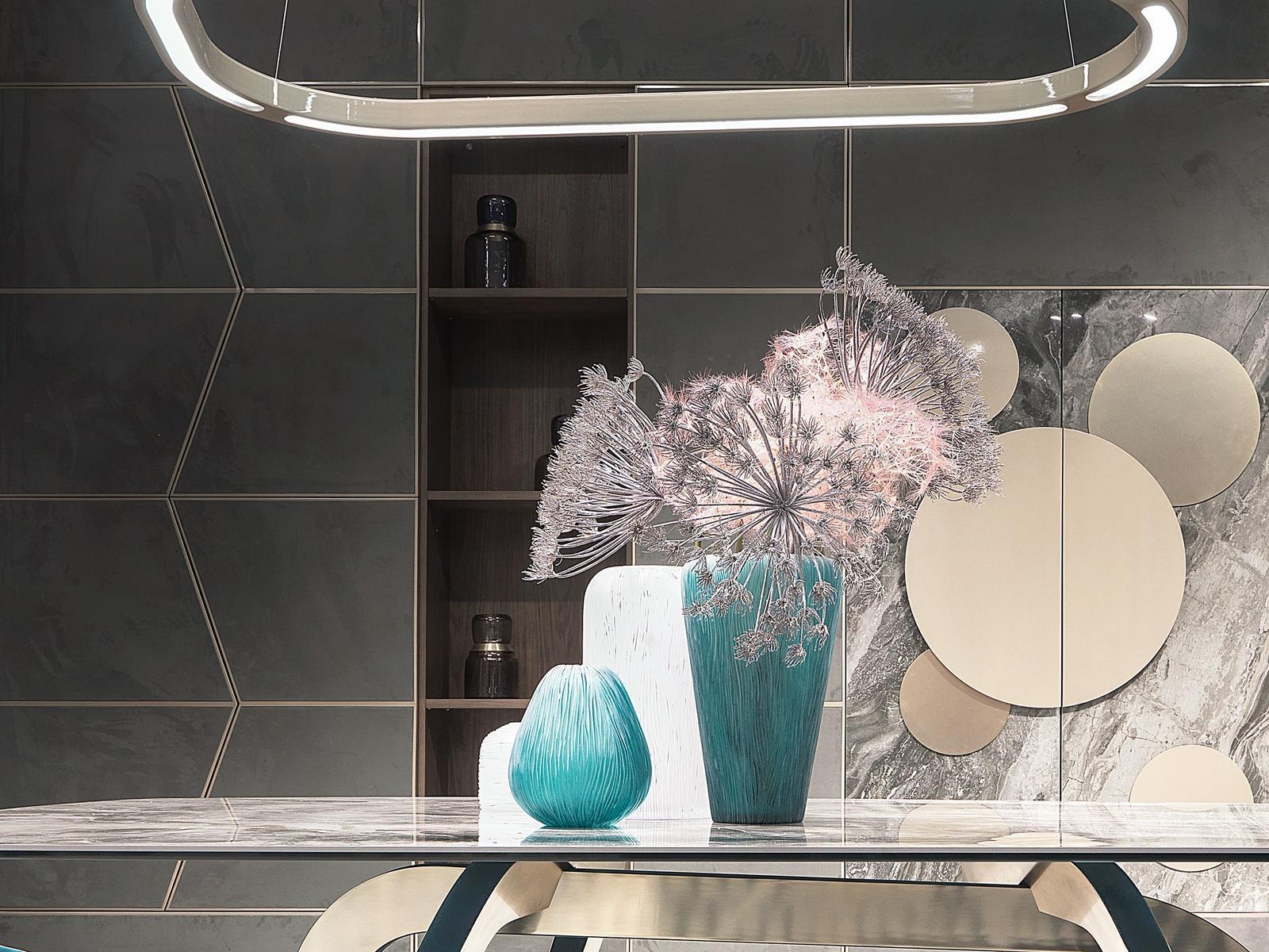 Eco-leather storage wall | Zenit by Corte Zari