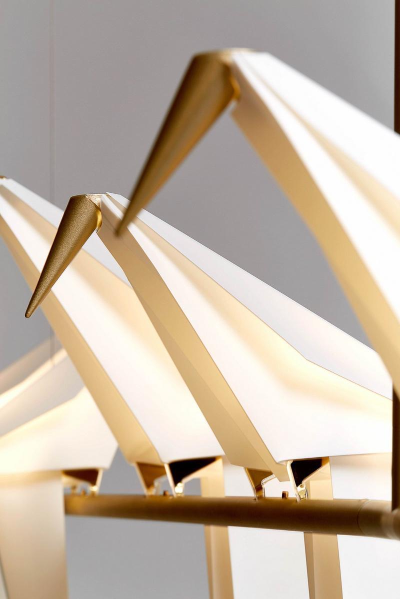 LED metal pendant lamp with dimmer | Perch Light Tree by Moooi